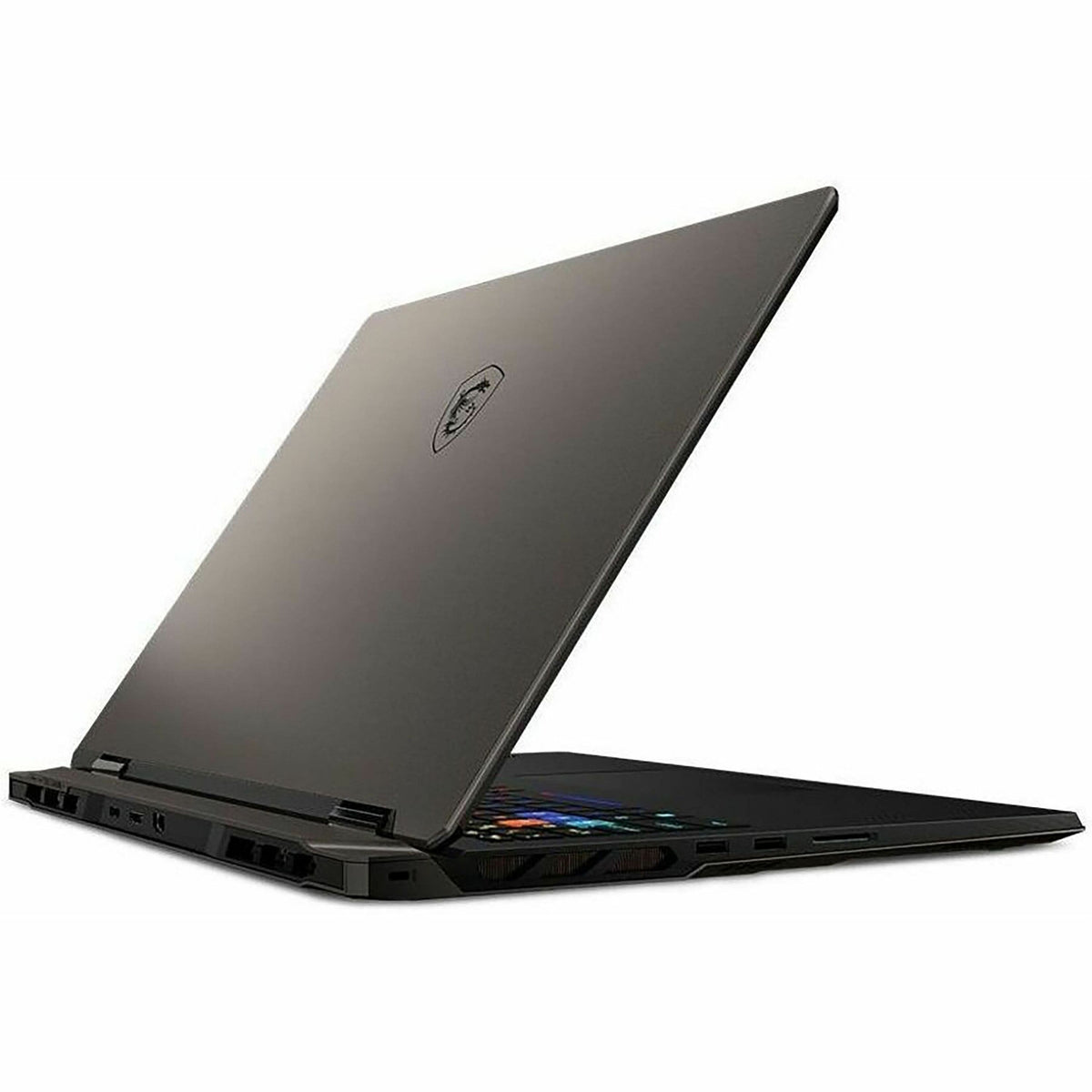 MSI - 18" Gaming Laptop 2560 x 1600 (QHD+) - AMD Ryzen 9 9955HX with 64GB Memory - GeForce RTX 5080 - 2 TB SSD - Cosmo Gray, Gray