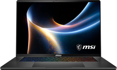 MSI - Stealth 16 AI+ 16" 2.5K 240Hz OLED Gaming Laptop Intel Core U9-386H - NVIDIA GeForce RTX 5080 - 32GB Memory -2TB Storage - Charcoal Black