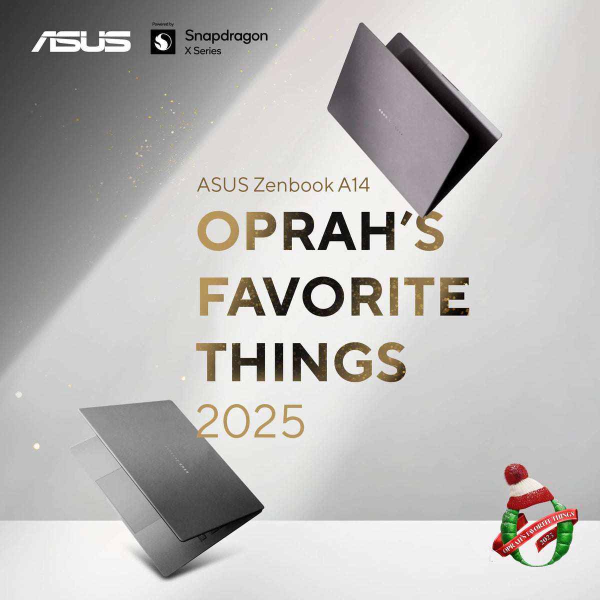 ASUS - Zenbook A14 14" FHD+ OLED Laptop - Copilot+ PC - Snapdragon X with 32GB RAM - 1TB SSD - Iceland Gray